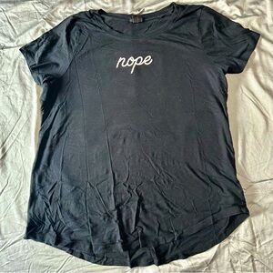 Torrid “Nope” Tee black Size 2